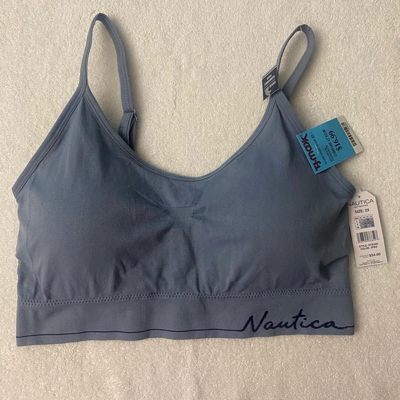 Nautica Blue Sports Bra Intimates & Sleepwear - Picture 1 of 5